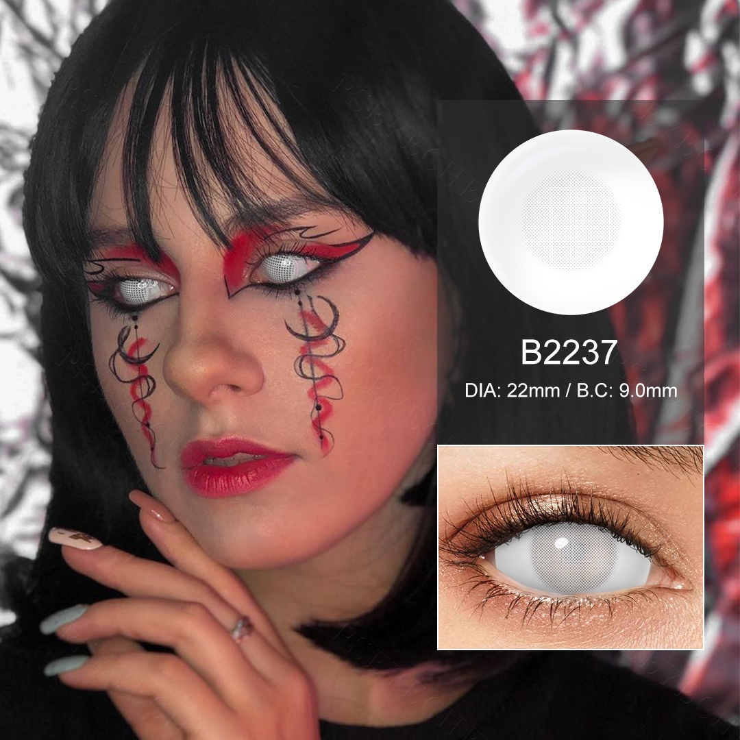 White Mesh 22mm Sclera Lenses