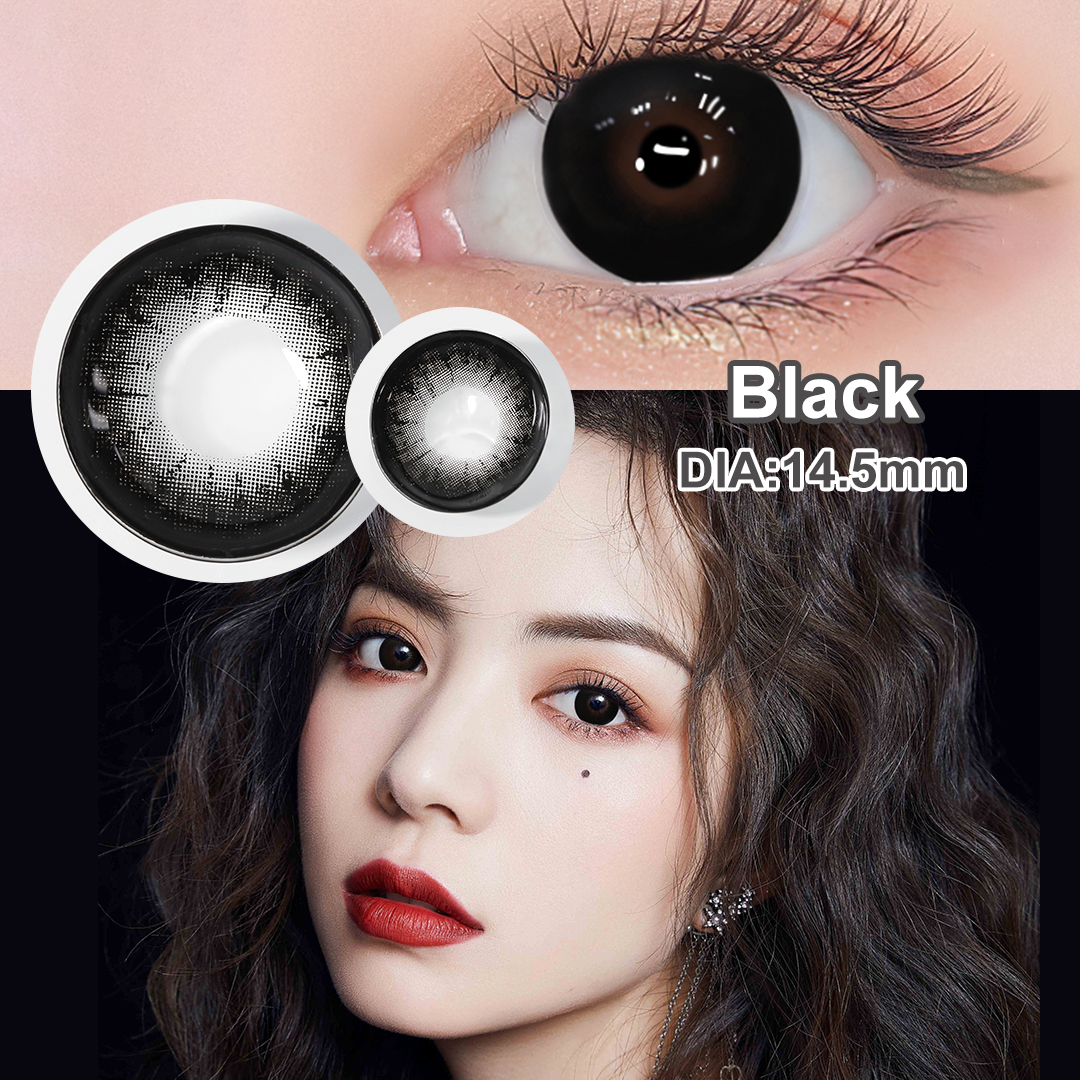 Free Shipping Magister Black Prescription Contact Lenses Eye Contact Lenses  Soft Eye Lens Lens Wholesale Lentes De Contacto
