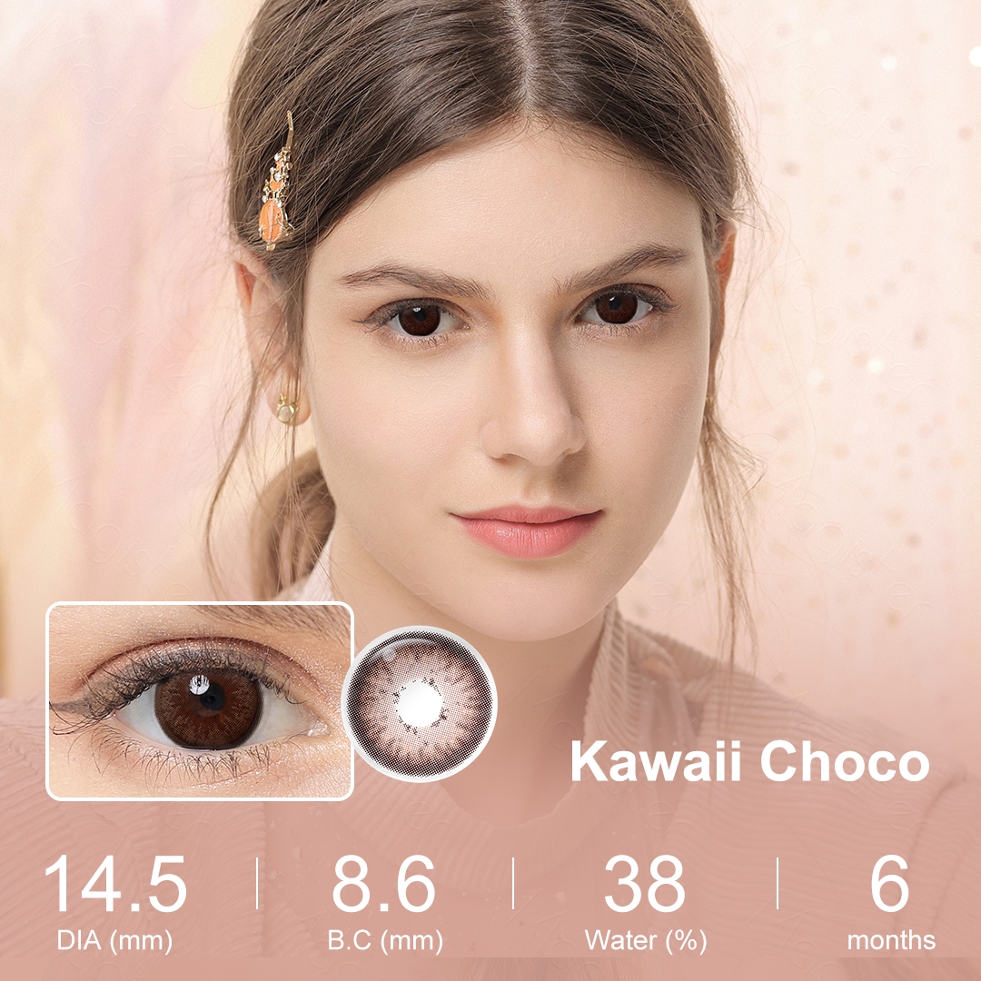 Free Shipping Magister New Arrival KAWAII Eye Contact Lenses Most Popular Lenses Eye Contact Choco Eye Lens Kontaktlinsen
