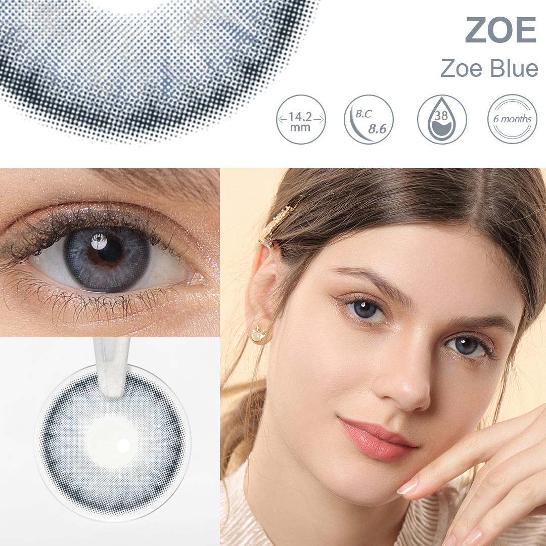 Free Sample Magister ZOE Color Contact Smart Contact Lenses Softlens Lentilles De Couleurs En Gros Les Lentilles Pour Les Yeux