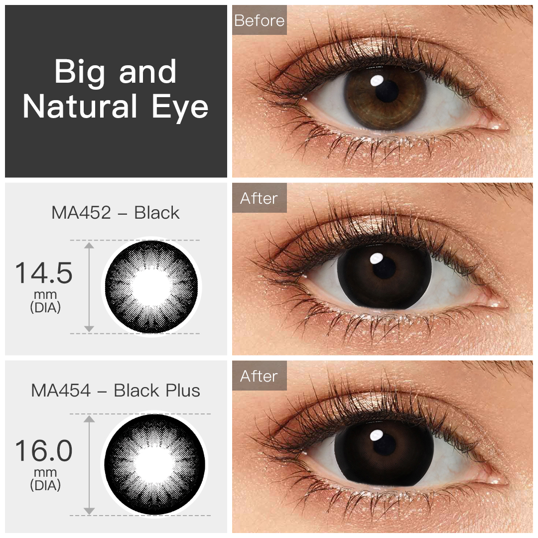 Free Shipping Magister  Eye Contact Lenses 16mm Black Contact Lenses Supersize Eye Lens Lentilles  Lentes De Contacto