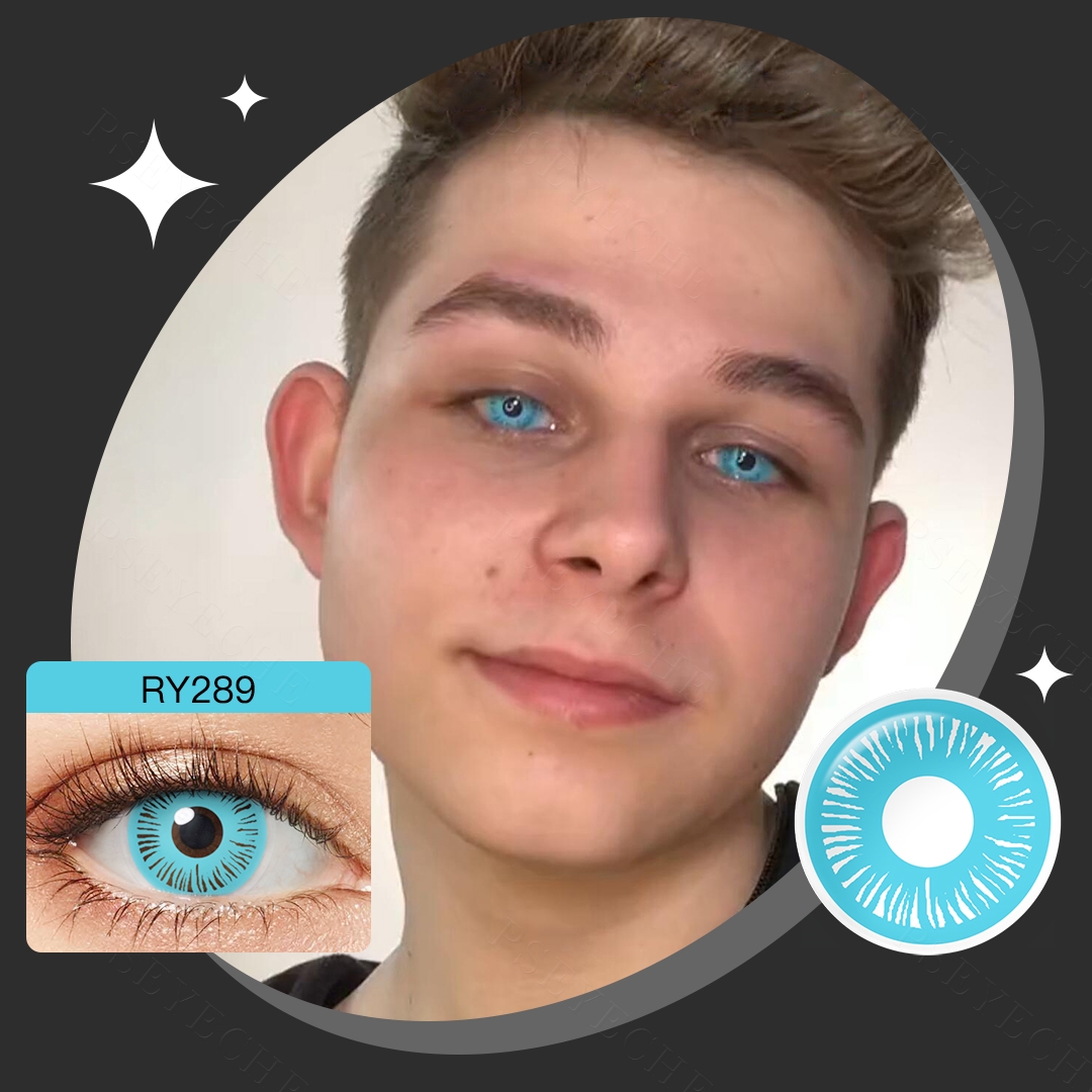Free Sample Pseyeche Halloween Contact Lenses Cosplay Colored Contact Lenses Crazy sharingan Contact Lenses Lentes De Contacto