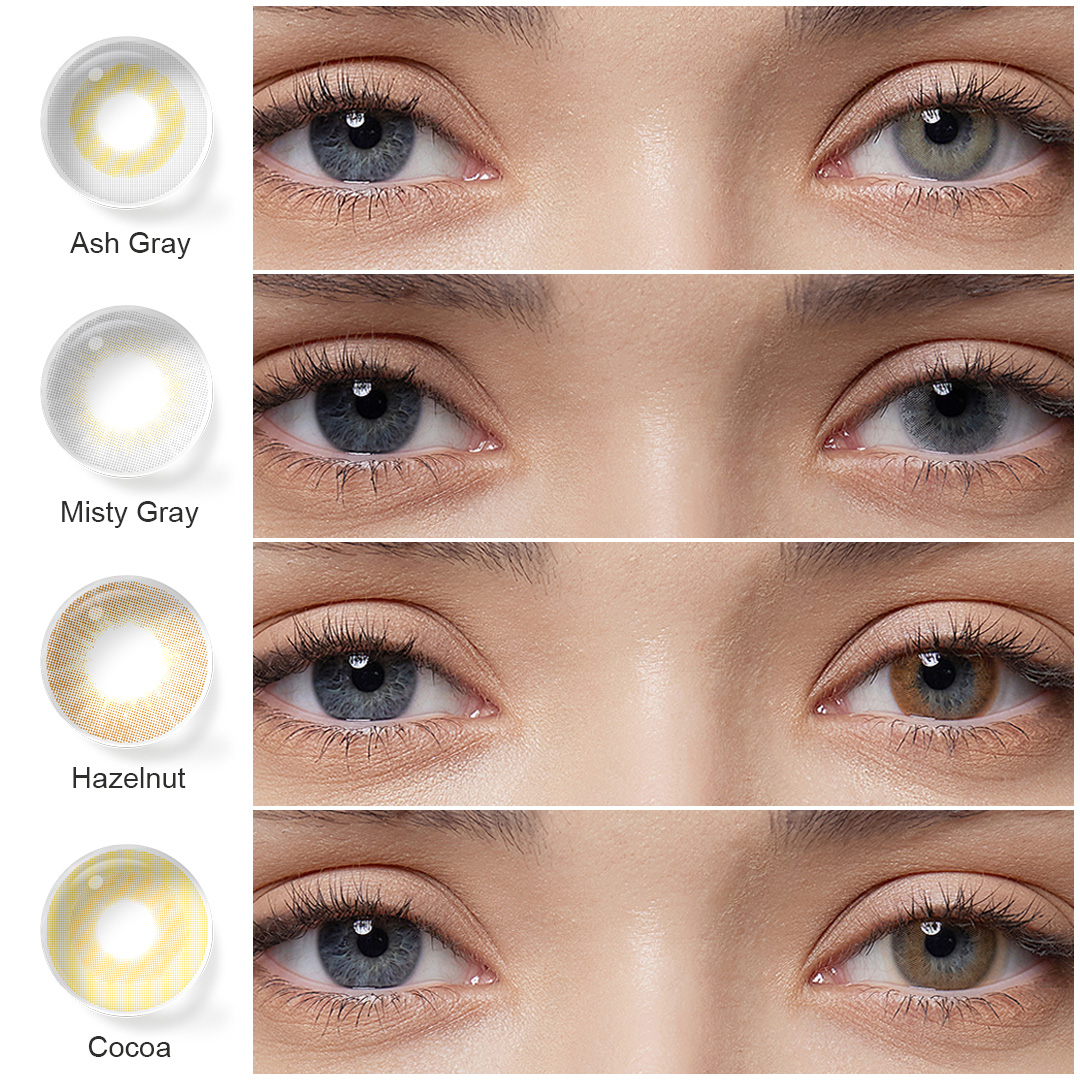 Free Design Freshgo Colored Eye Contacts Private Brand Lenses Conatct Yearly Natural Color Contact Lens Lentille De Couleur