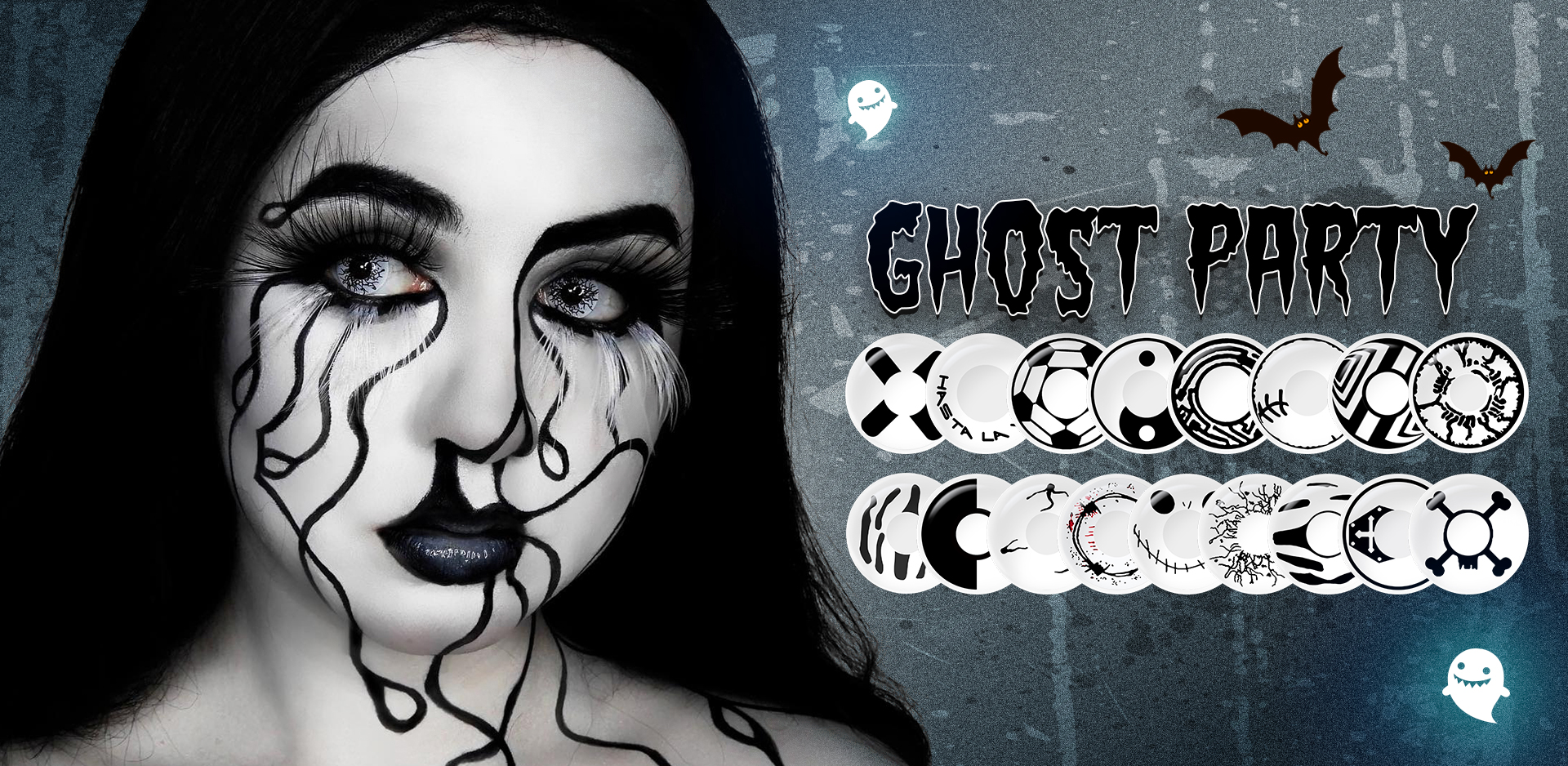 Dancer Ghost Skeleton Contacts