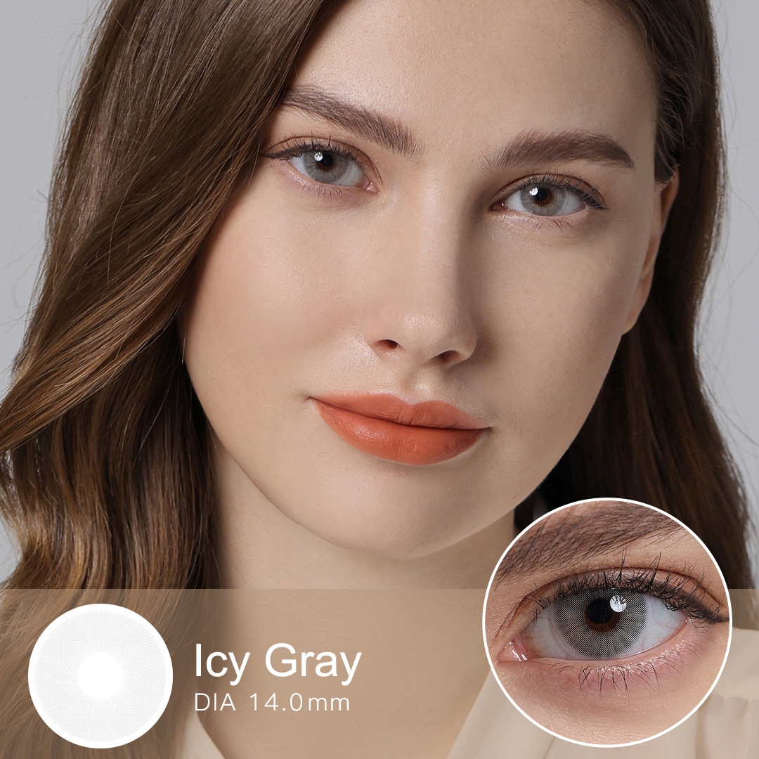 Free Samples Magister Queen Icy Gray Prescription Power Contact Lenses Eye Contact Lenses Lentilles De Contact En Gros Lentillas