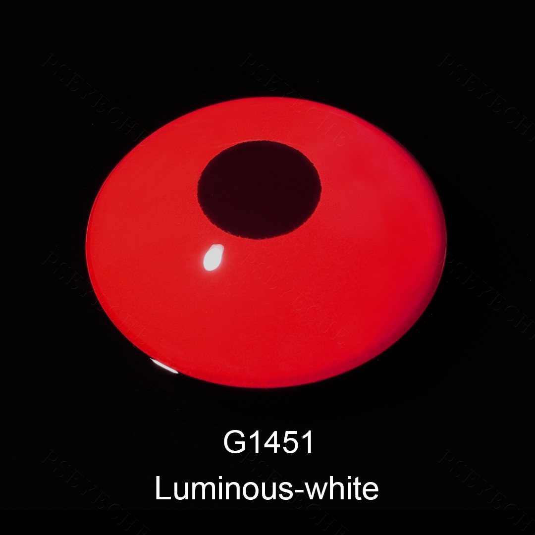 Free Shipping UV GLOW Contact Lenses Korea 17mm Diameter Party Time Crazy Lens Yearly Color Eye Contacts Lighting in the Dark
