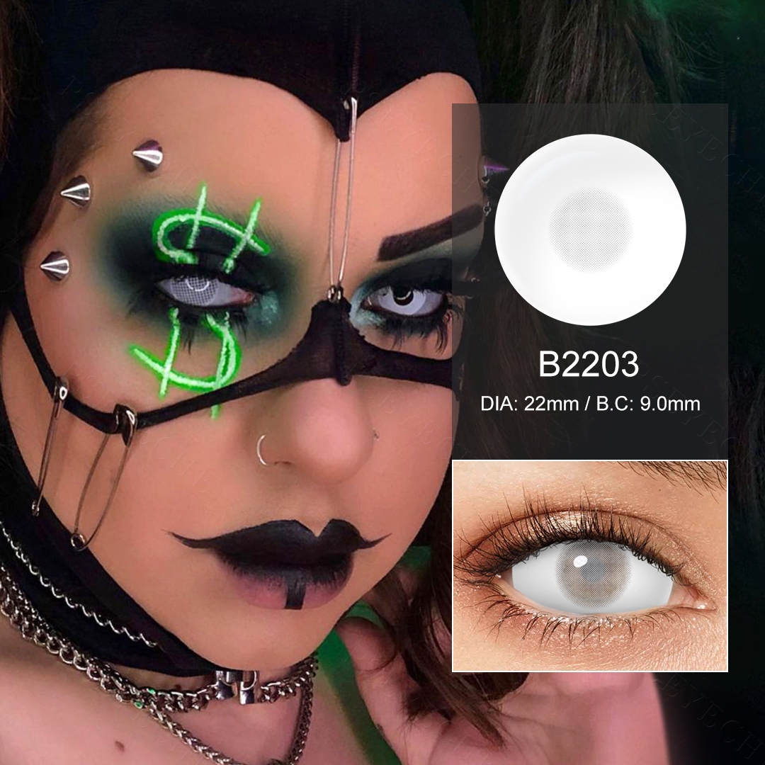 All White Sclera Lenses