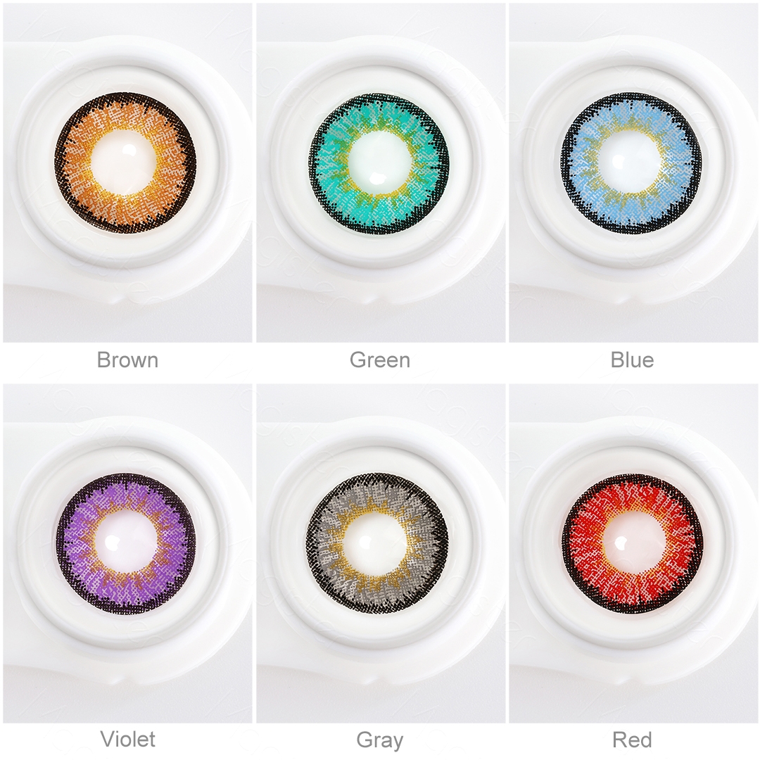Free Contact Lenses Case Box Colored Contacts Soft  6 Months Magister Contact Lenses Lentes De Contacto De Colores
