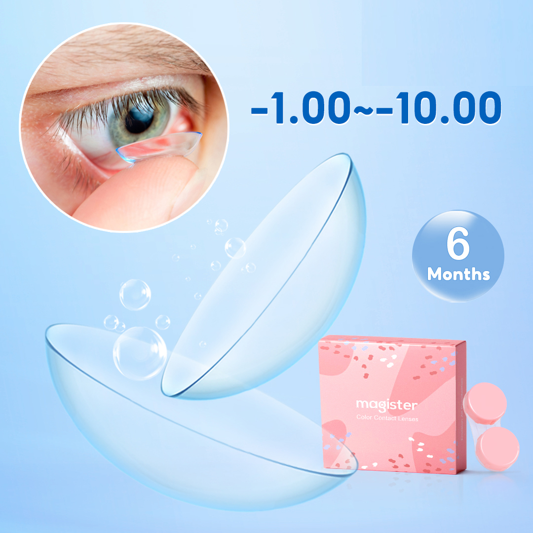 Free  Magister Clear Lens Myopia Contact Lenses Wholesale Prescription Contact Lenses  Packaging for clear Contact Lenses