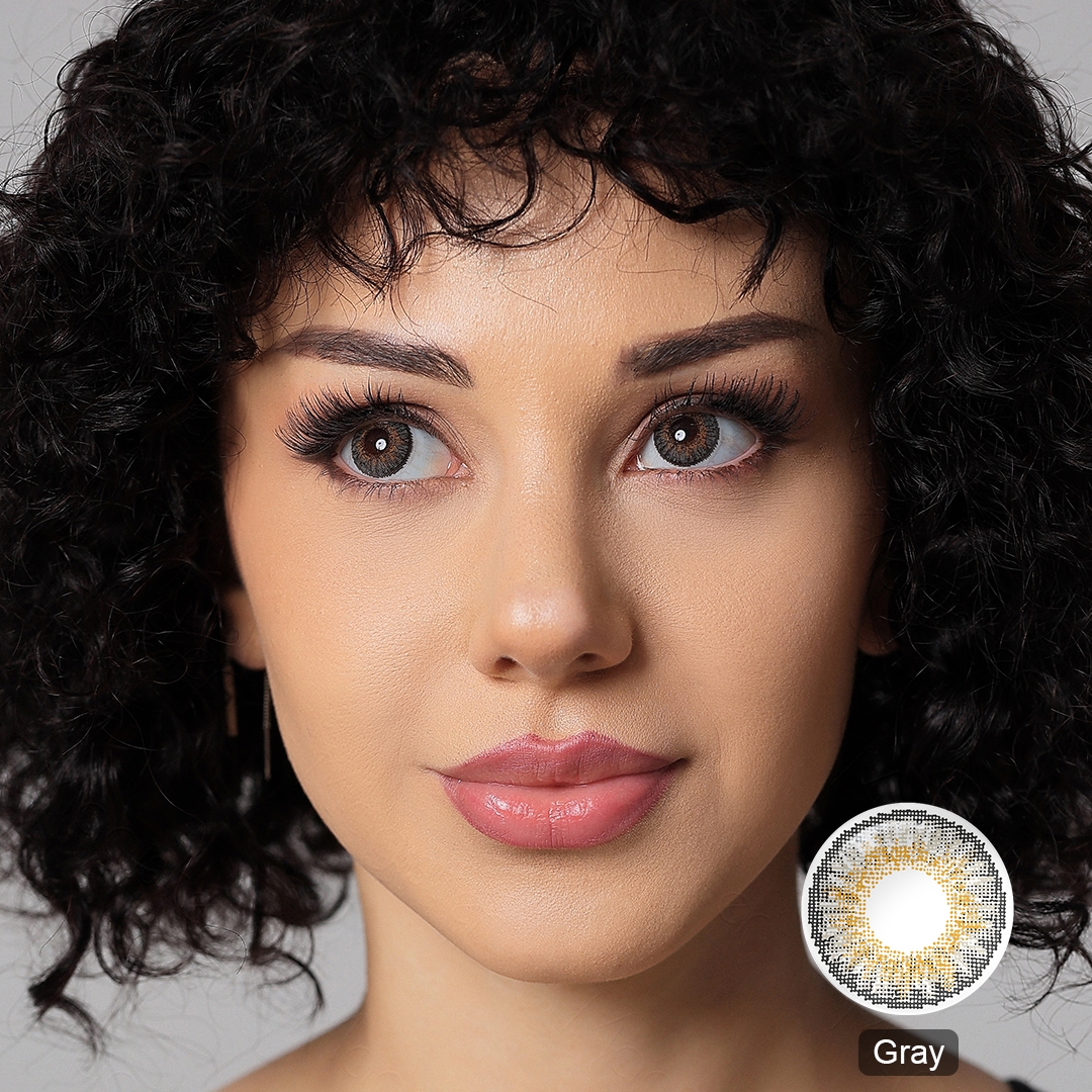 Free Sample 3 Tone Soft Lens Contacts Colored Eye Contact Lenses Fresh New Look Wholesale OEM Paper Box Lentille Oculaire