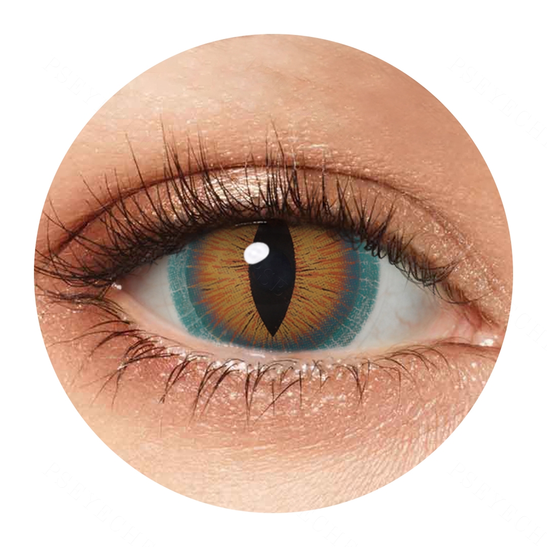 Free Sample Pseyeche Sclera Contact Lens 17mm  Halloween Contact Lenses Most Popular Halloween Sclera Contact Lenses Lentillas