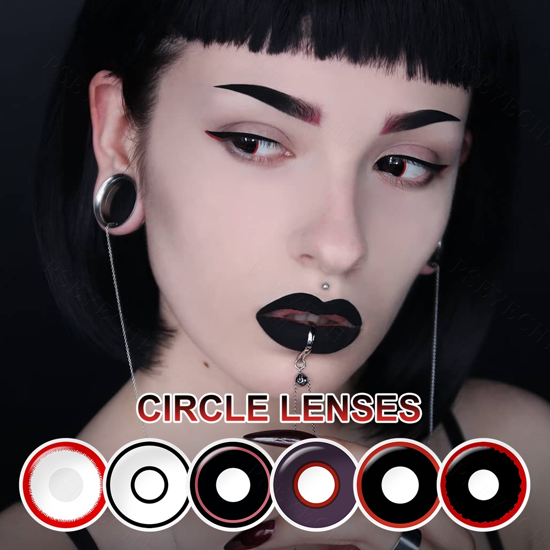 Free Shipping Psyeche Hot Sale 1 Year 22mm Soft Japan Cosplay Contact Lens  Halloween Contact Lenses