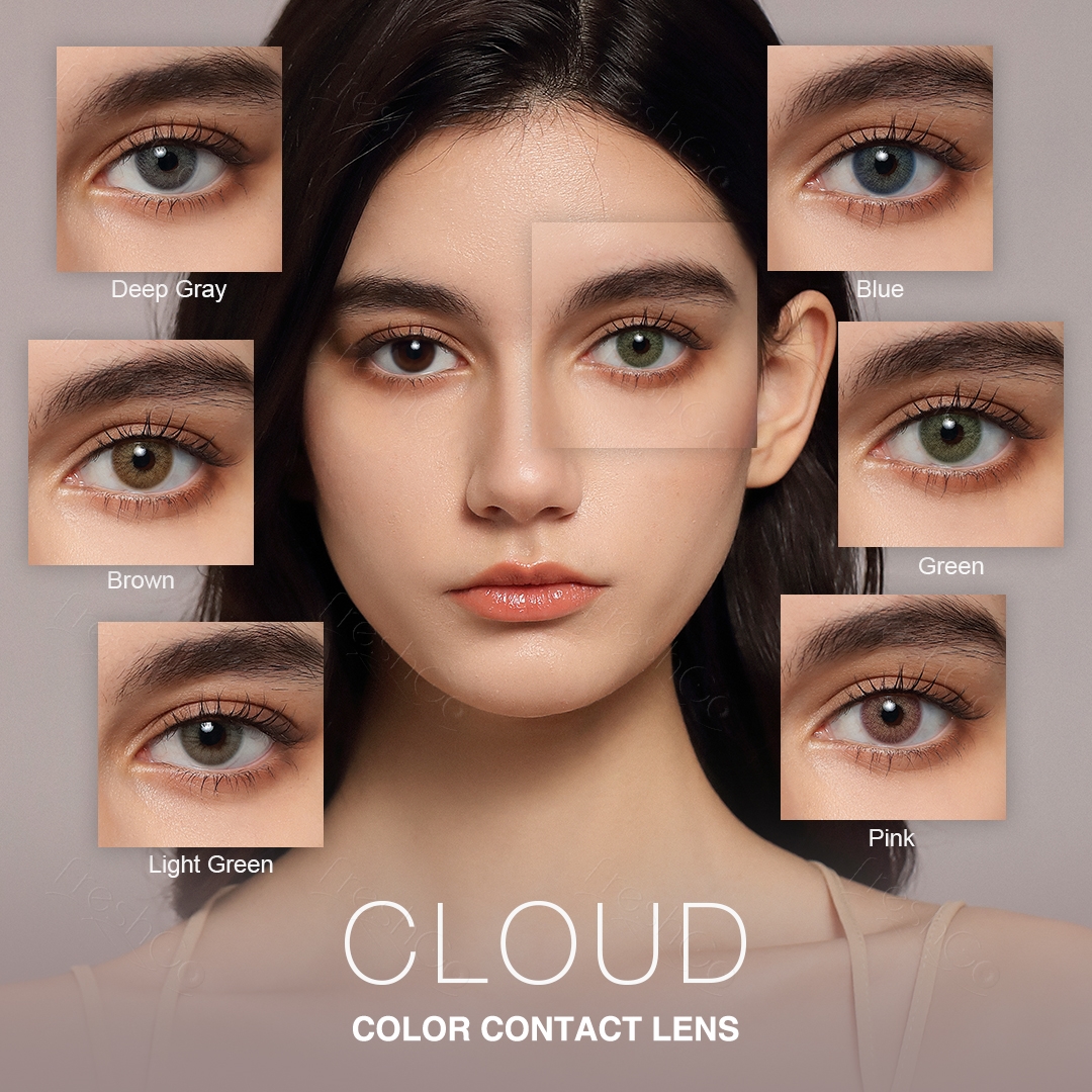 Colored contacts showcase
