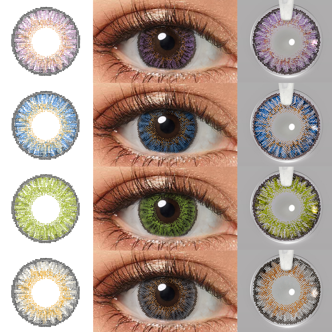 Free Sample Freshgo Contact Lenses Colored Contacts Eye Color Lens Kontaktlinsen Lentilles De Contact Emballage Lentille Optique
