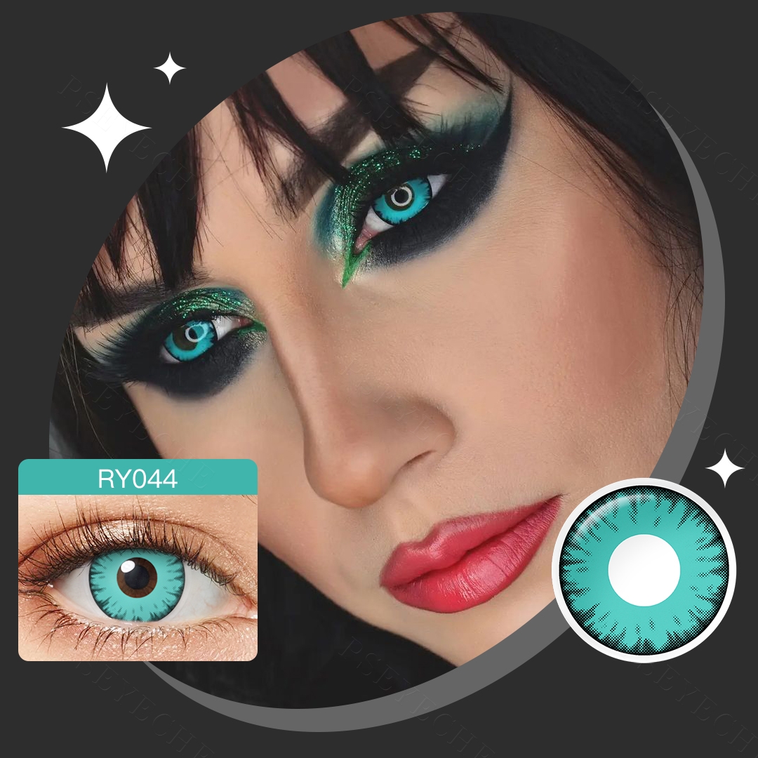 Free Shipping Pseyeche Halloween Vampire Contact Lenses 14.5mm Cosplay Contact Lenses for Halloween Lentes De Contacto Halloween
