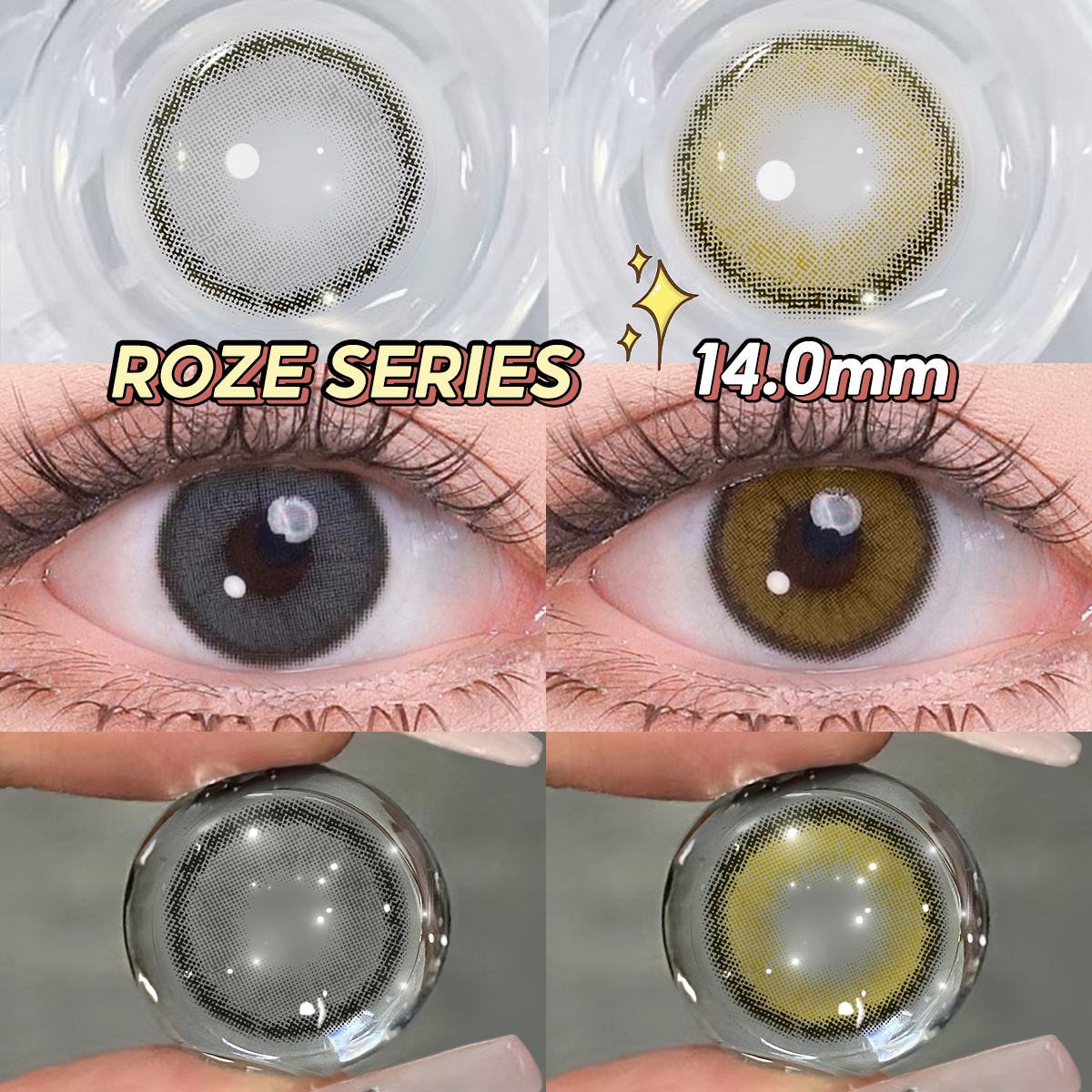 Free Shipping Magister Contact Lenses Set 6 Months Colored Eye Contacts Softlens Prescription Contact Lens 6.0 Kontaktlinsen