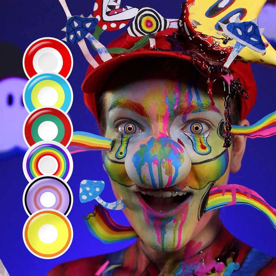 Hot Sales Pseyeche Sale Halloween Contact Lens Cosplay Soft Lens Circle Lenses Emballage Lentille Optique
