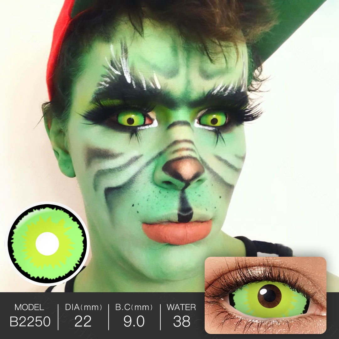 Free Shipping Pseyeche Sclera Lenses Cosplay Sclera Lens 22mm Sclera Contact  Lenses Snowy Night Full Eye Lentes De Contacto