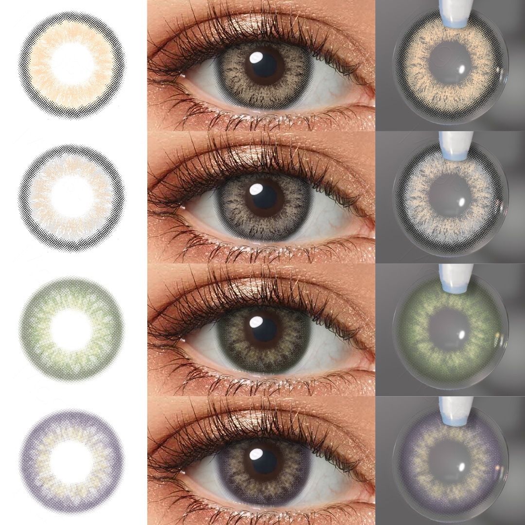 Gleam Eye Lenses Color Contact Lens Sparkle Colored Contacts Soft Circle Contact Lenses Lentes De Contacto De Color Natural