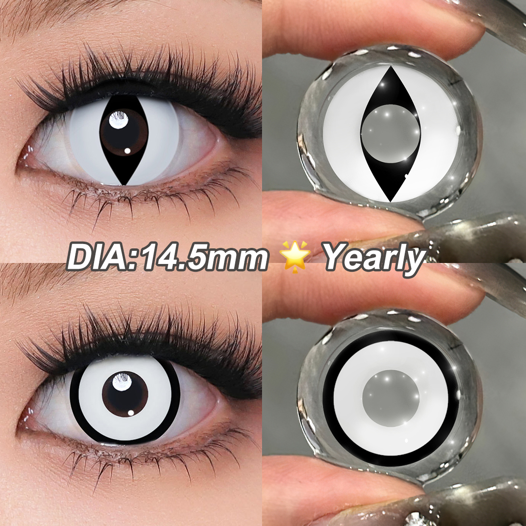 Free Shipping Magister Halloween Lens Crazy Anime Eye Contacts Big Eye Soft Annual Cosplay Contact Lenses Lentille Sharingan