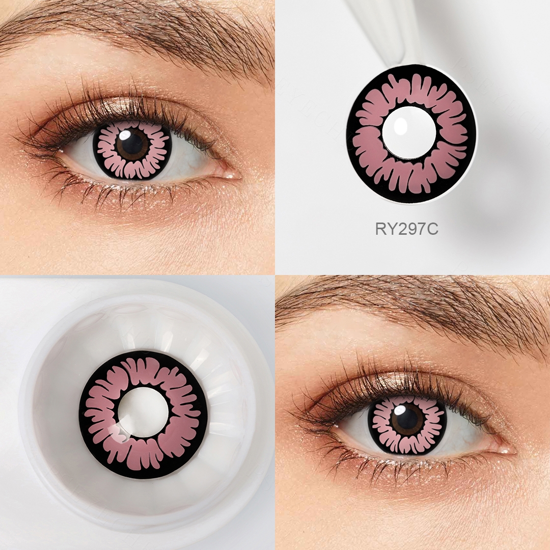 Hot Seller PSEYECHE Colored Contacts Halloween Contact Lenses Cosplay Contacts sharingan Crazy Lens Lentes De Contacto Halloween