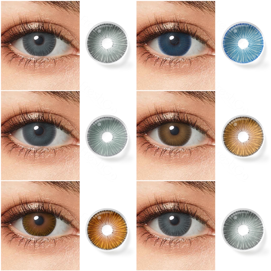 Pupil Bright Coloured Contact Lenses Wholesale Yearly Eye Lenses New York Eye Contact Lens Soft Lentes De Contacto De Colores