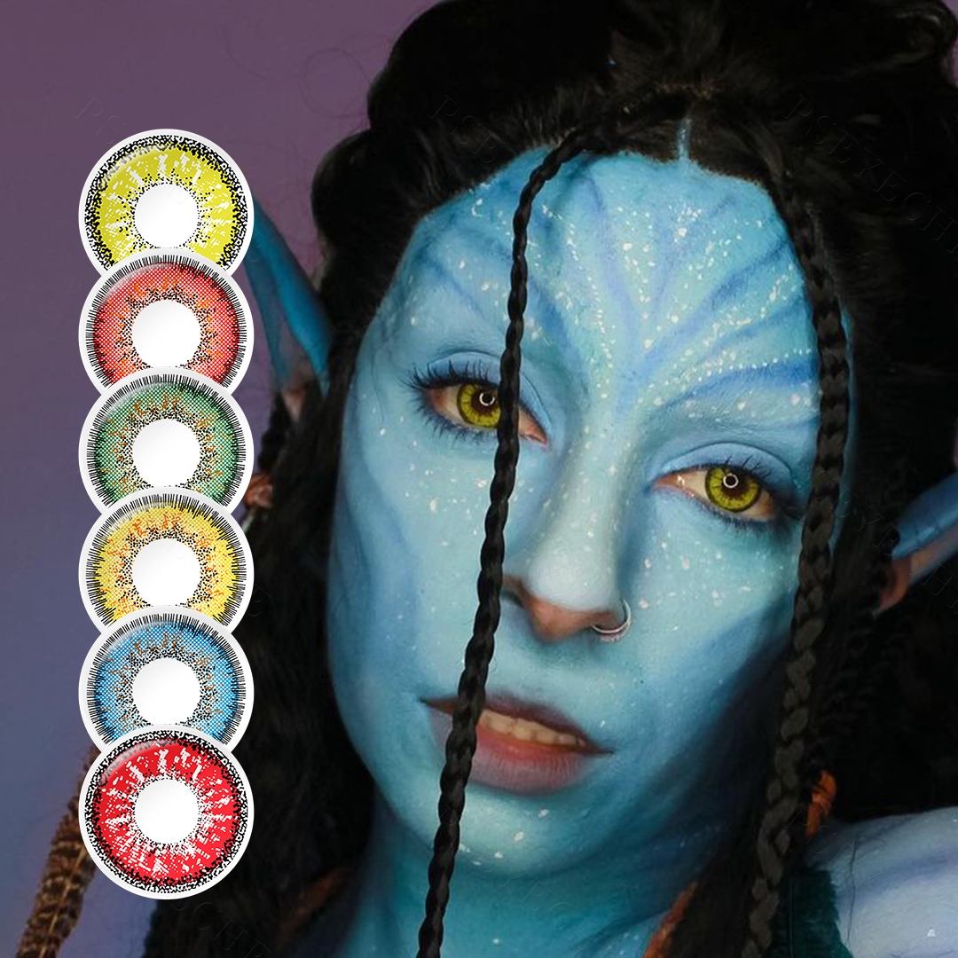 Free Shipping Pseyeche Halloween Lenses  14.5mm Cosplay Eye Contacts sharingan Lens Colored Contact Lenses Lentillas Eye Lens