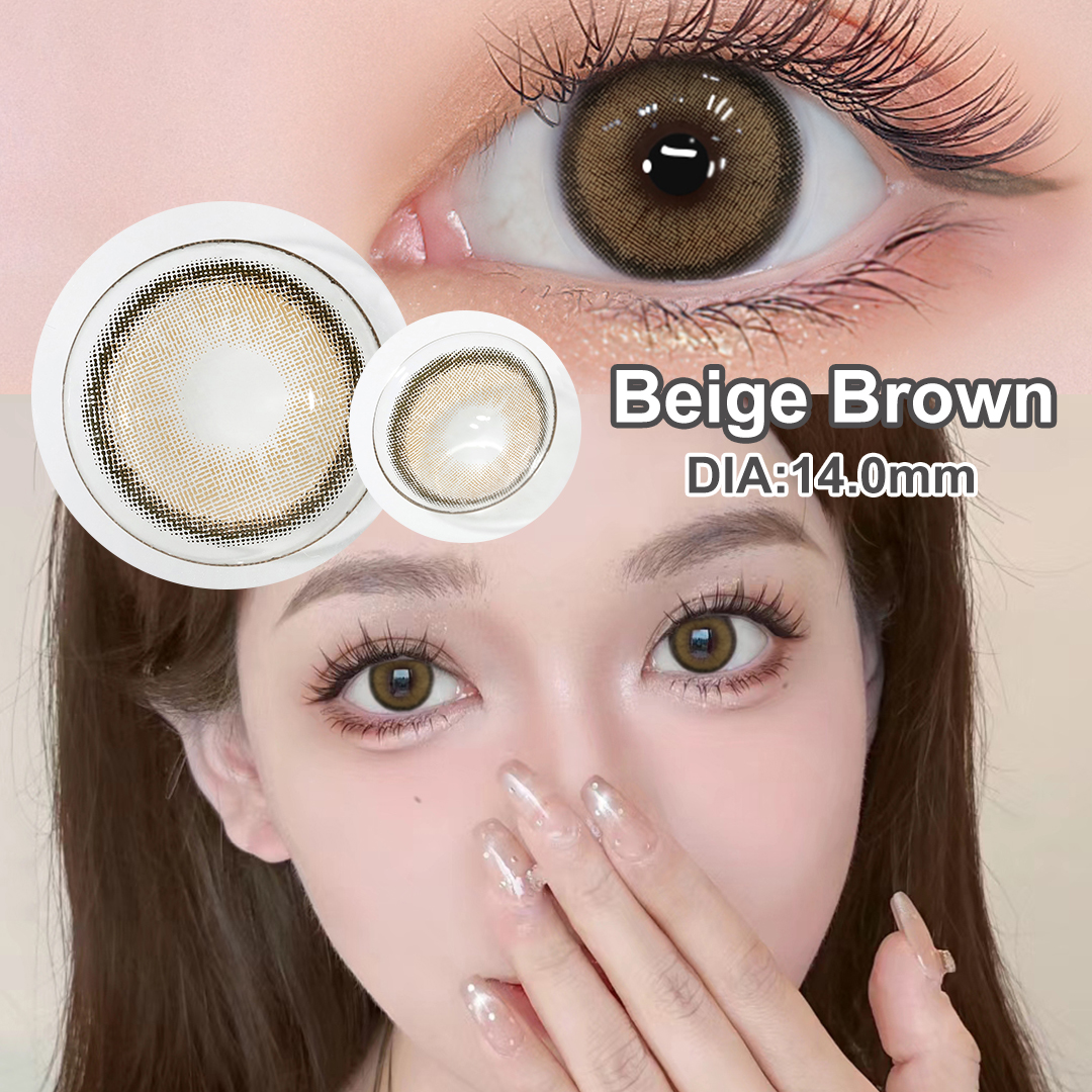 Hot Sales Custom Packaging Eye Lenses Box Color Contact Lens Case OEM Paper Boxes Freshgo Cosmetic Eye Wear Makeup Products
