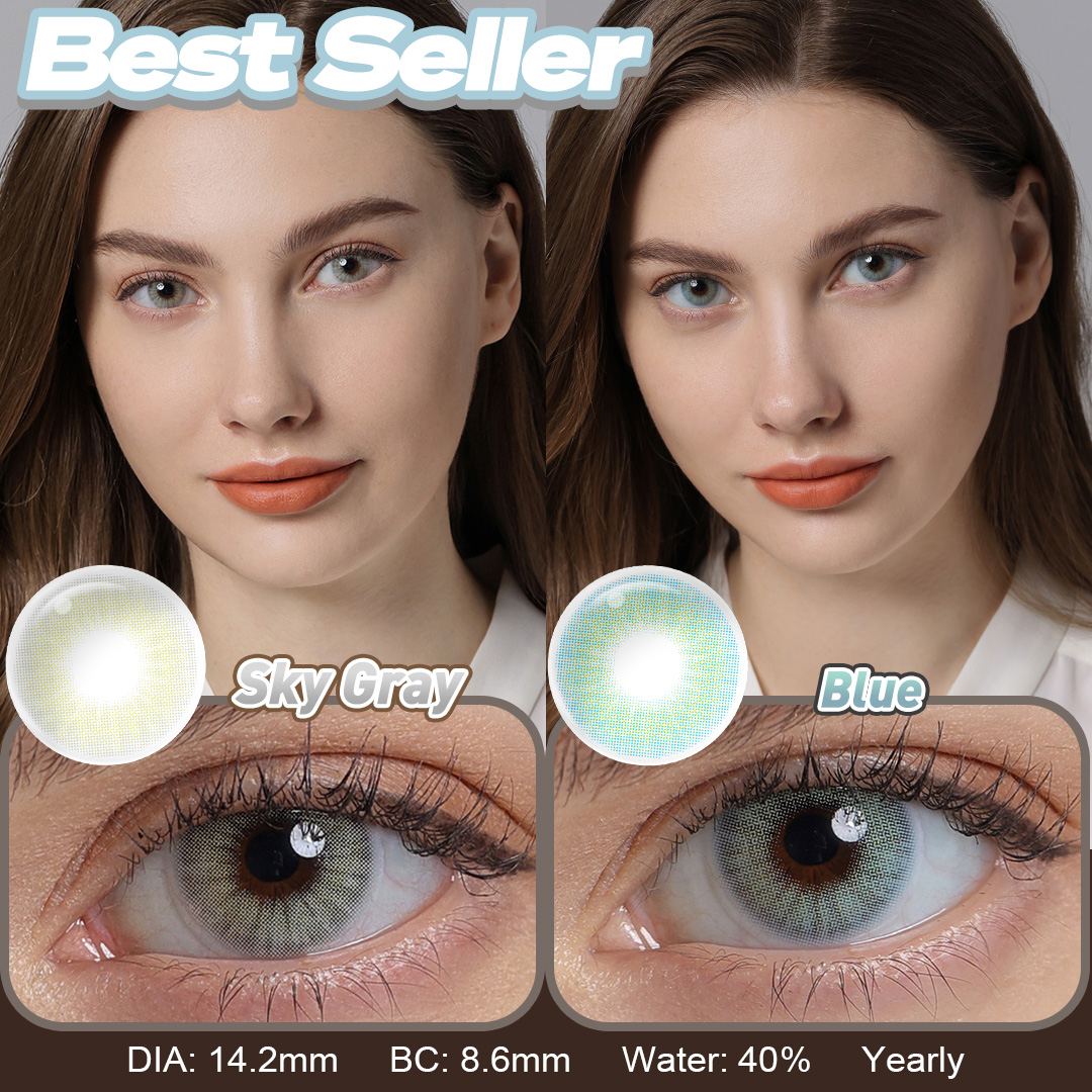 Free Samples Freshgo Hidrocor Color Contact Lens Natural Colored Eye Contacts Wholesale Cosmetic Lenses Lentilles Pour Les Yeux