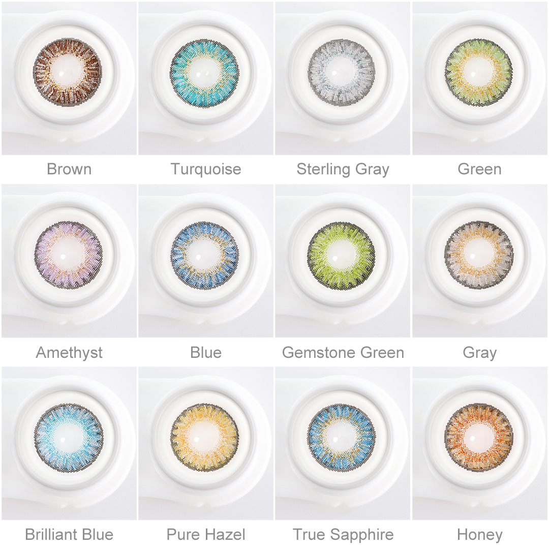 Hot Sale Freshgo Colored Contacts Eyes Lens 3 Tone 14.50mm Coloured Contact Lenses Wholesale Lentes De Contacto De Colores