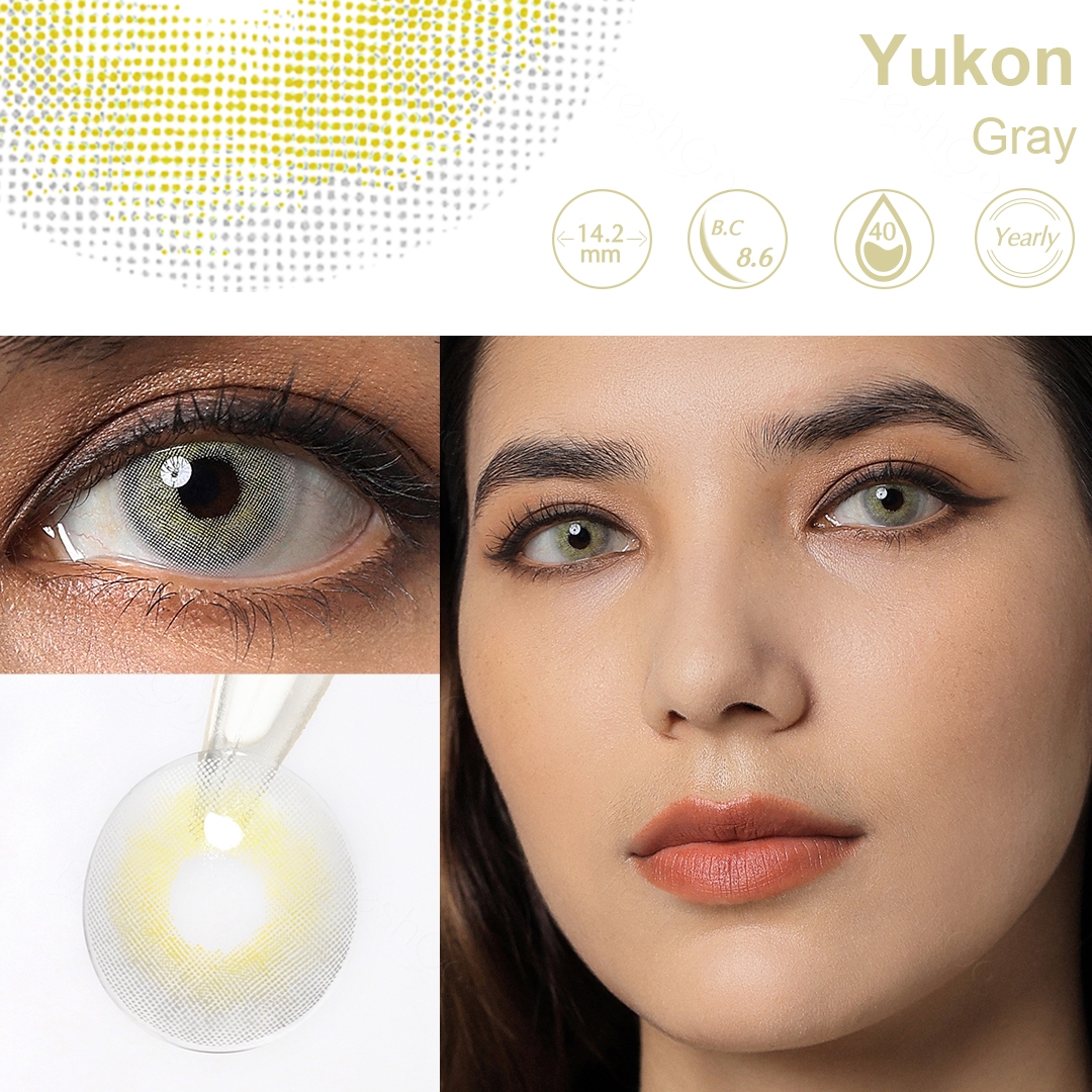 Freshgo HOT New Series Yukon Contact Lenses 4 Natural Color Eye Contact Lenses Soft Eye Lens Comfortable Lentes De Contacto