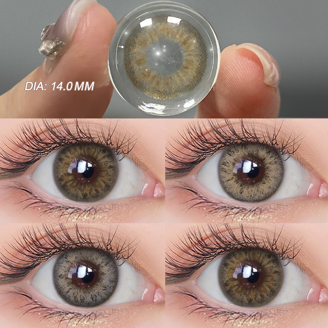 Free Shipping Magister Mystery Natural Color Contact Lens 14.00 mm Soft Ring Eye Color Lens Lentes De Contacto