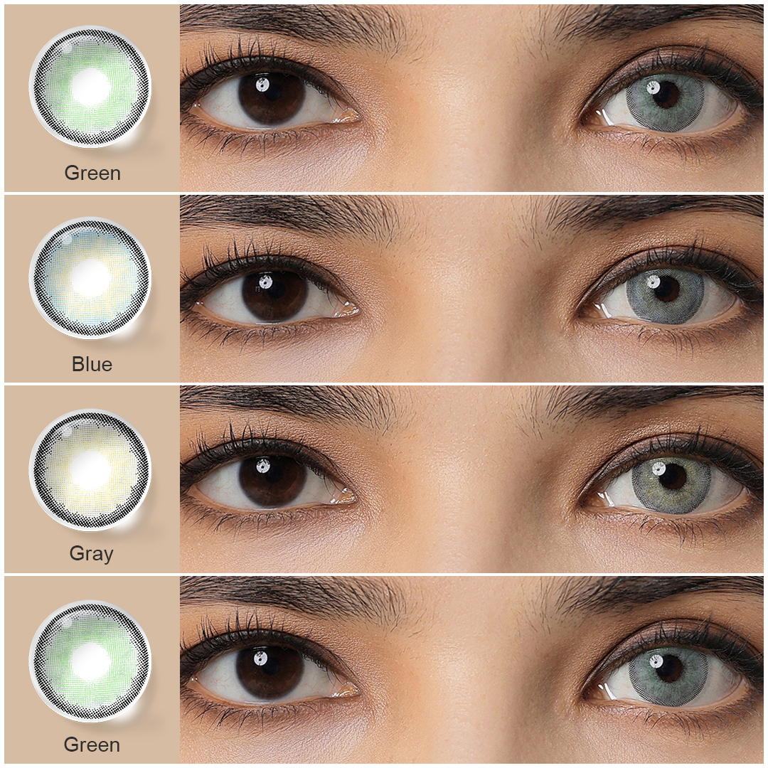 Free Shipping Freshgo Lenses Contact Wholesale 1 Year Soft Lens CE ISO Natural Big Eye Colored Eye Contacts Lentes De Contacto