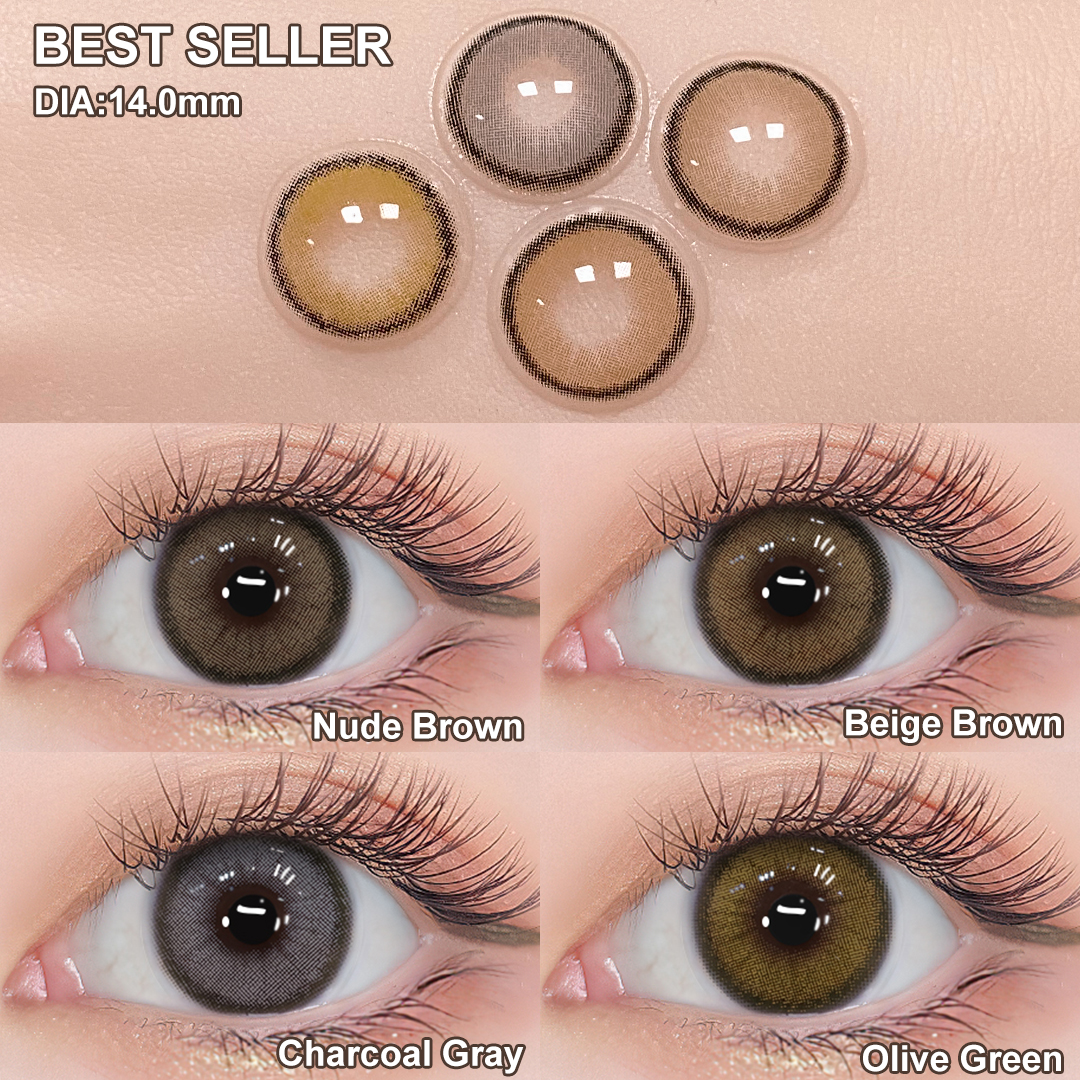 Free HOT Magister 16mm Colored Contacts Eye Contact Lenses Contact Lens Natural Soft Lens Wholesale Brown Lentes De Contacto