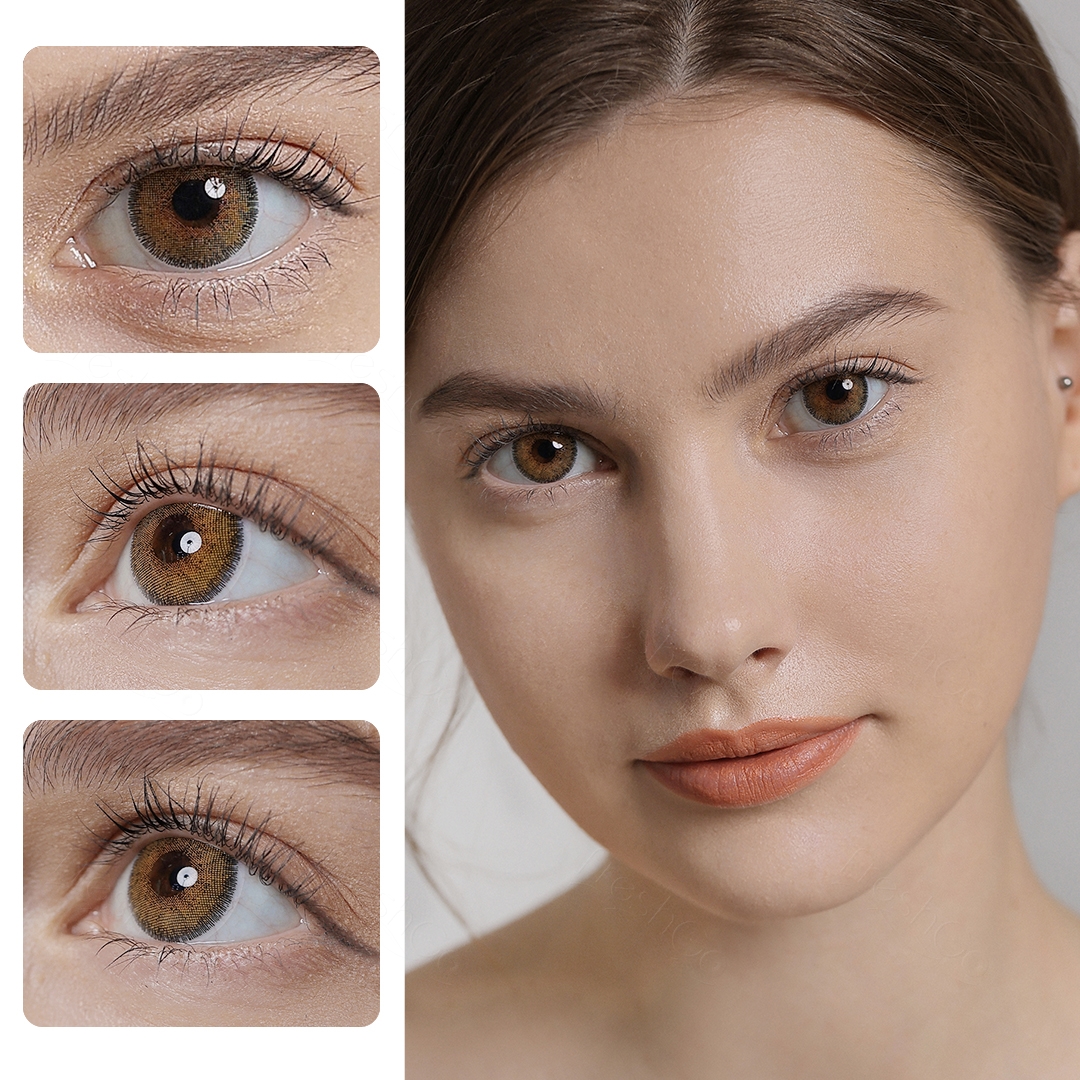 Hot Sales Freshgo Natural Colored Eye Contact Lenses Yearly Circle Lenses Wholesale Eye Contact Lenses Color Lentes De Contacto