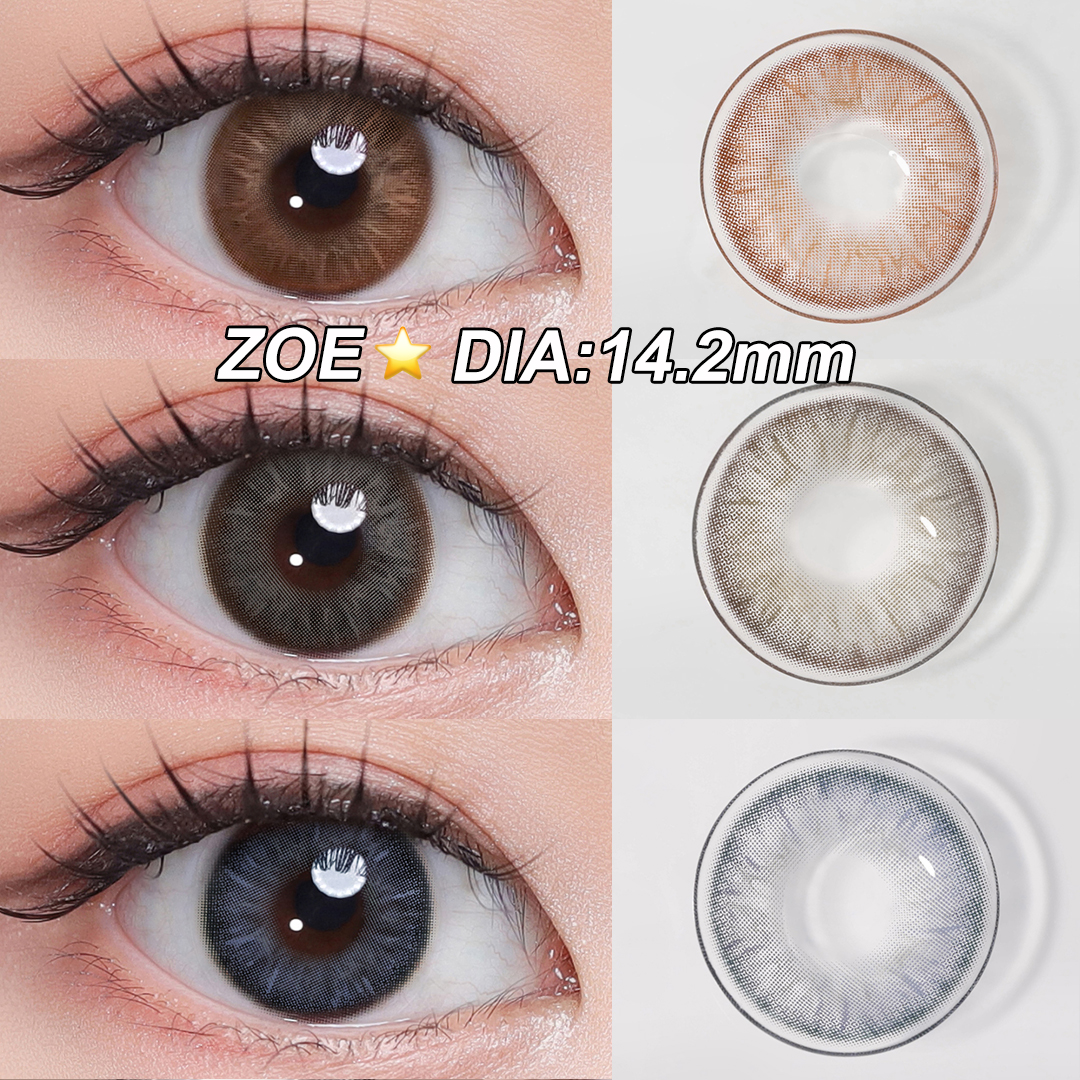 Free Samples Magister Eye Lens Wholesale Colored Contacts New Gray Cosmetic Eyewear Natural Soft Contact Lenses