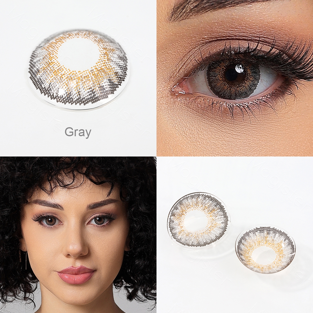 Free Shipping Magister Wholesale 3 Tone Contact Lenses Big Eye Contact Lenses 14.5mm Cosmetic Contact Lenses  Lentes De Contacto