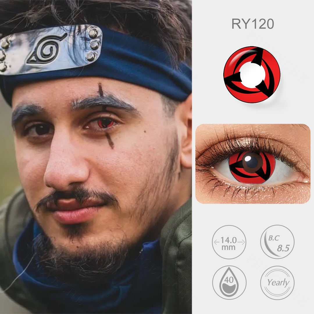 Free Shipping Pseyeche Halloween Disposable Lens Prescription Contact Lenses Cosplay Colored Contact Lenses Lentes De Contacto