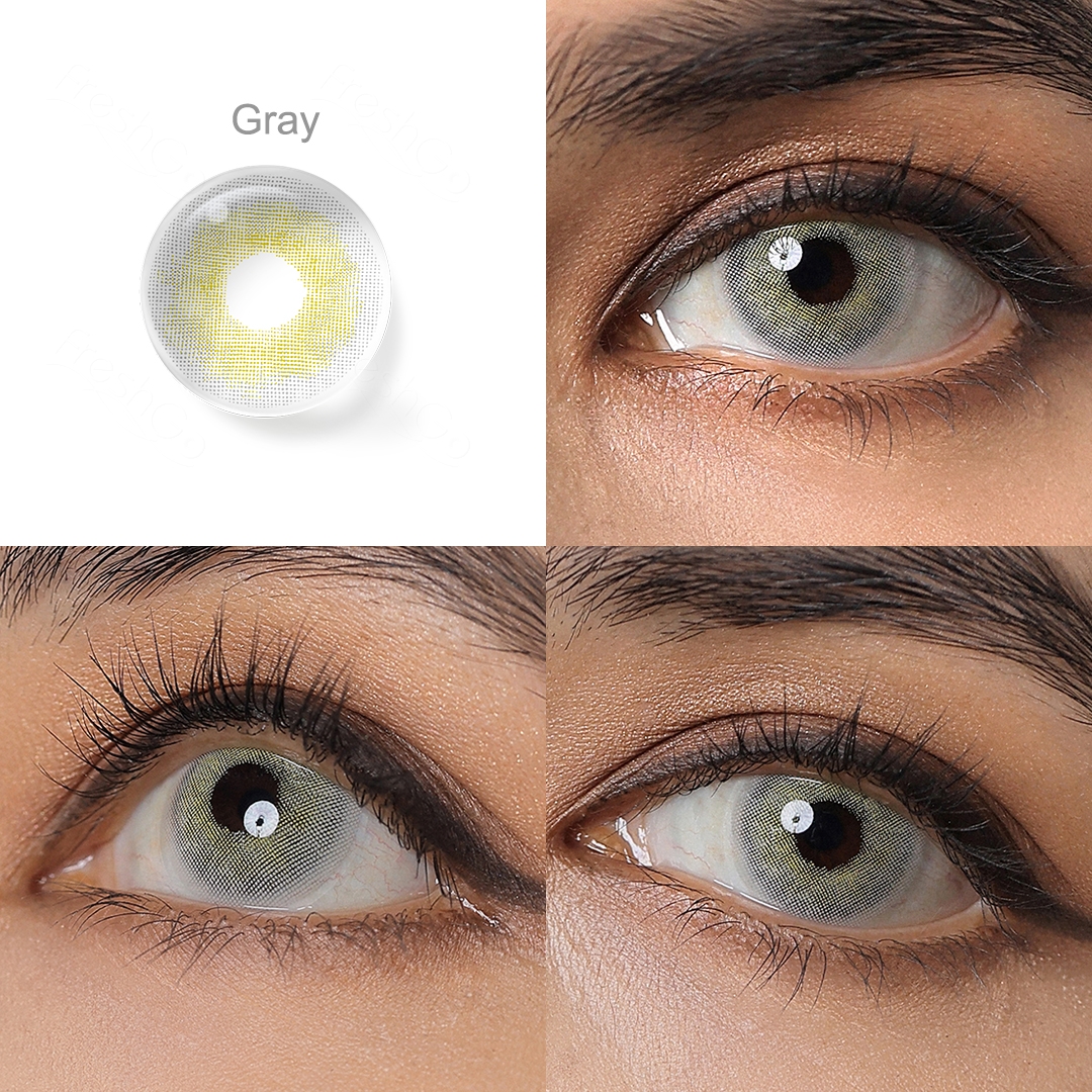New Blue Coloured Contact Lenses Natural Freshgo Yearly Cosmetic Eye Color Contact Lens Soft Les Lentilles De Contact Des Yeux