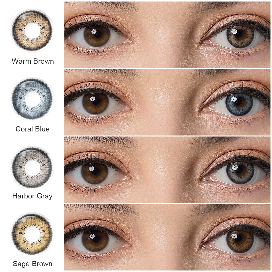 Magister Color Contact Lens 6 Months Soft Wholesale Price Contact Lenses Free Case Eyes Lenses for Women