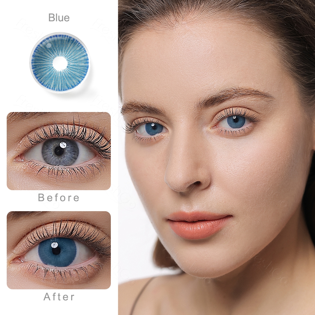 Hot Sale Freshgo FIESTA Eye Lens Colored Contacts Wholesale Beauty Eye Lenses Natural Cosmetic Contact Lenses Lentes De Contacto