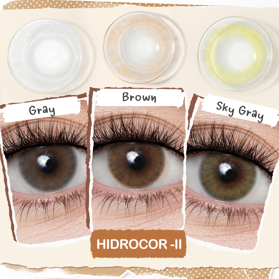 Free Samples Freshgo Wholesale Eye Lens Yearly Colored Contacts Natural Lenses Eye Contact Hidrocor II Lentes De Contacto