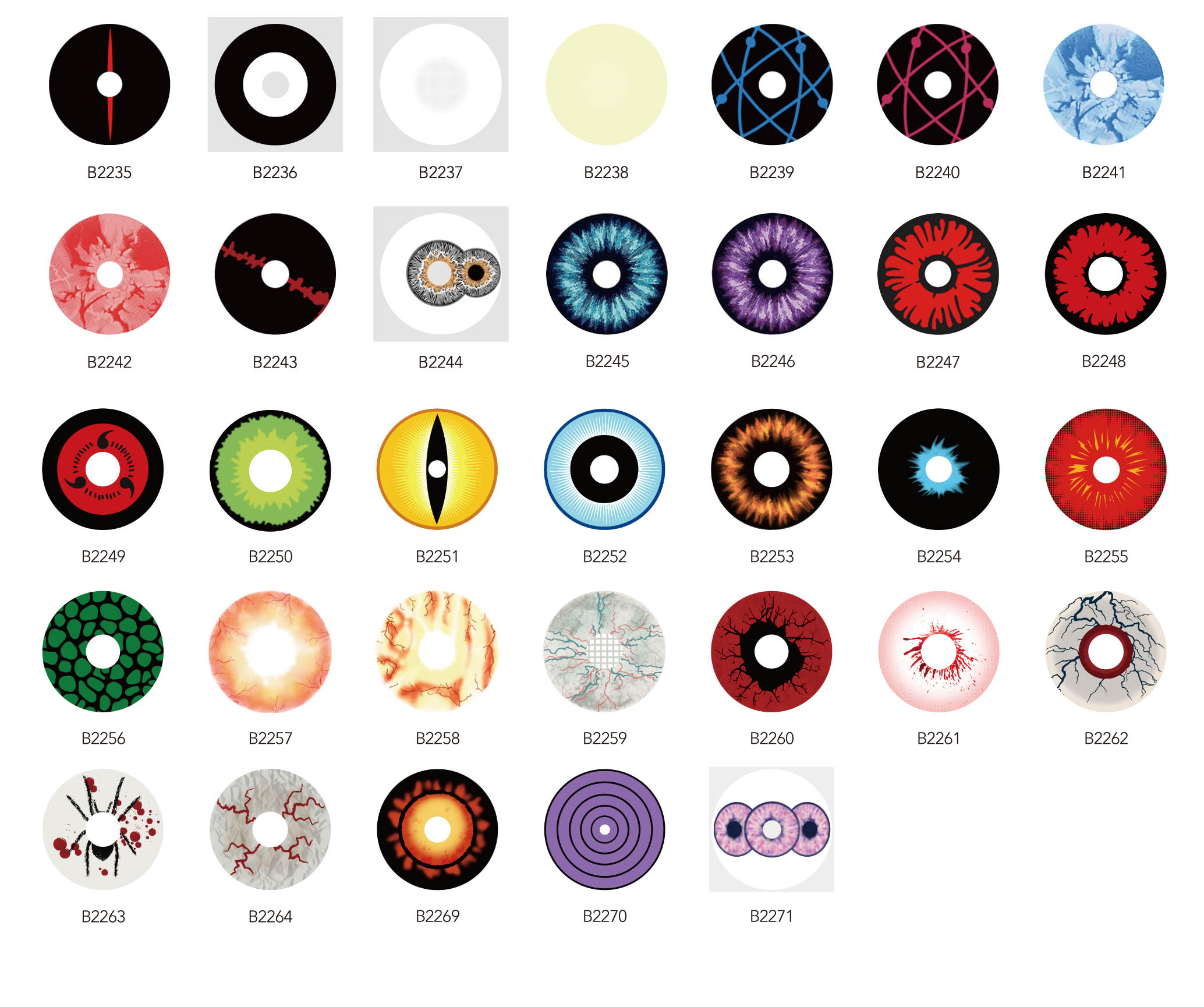 Cosplay Contact Lenses Detailed View 5