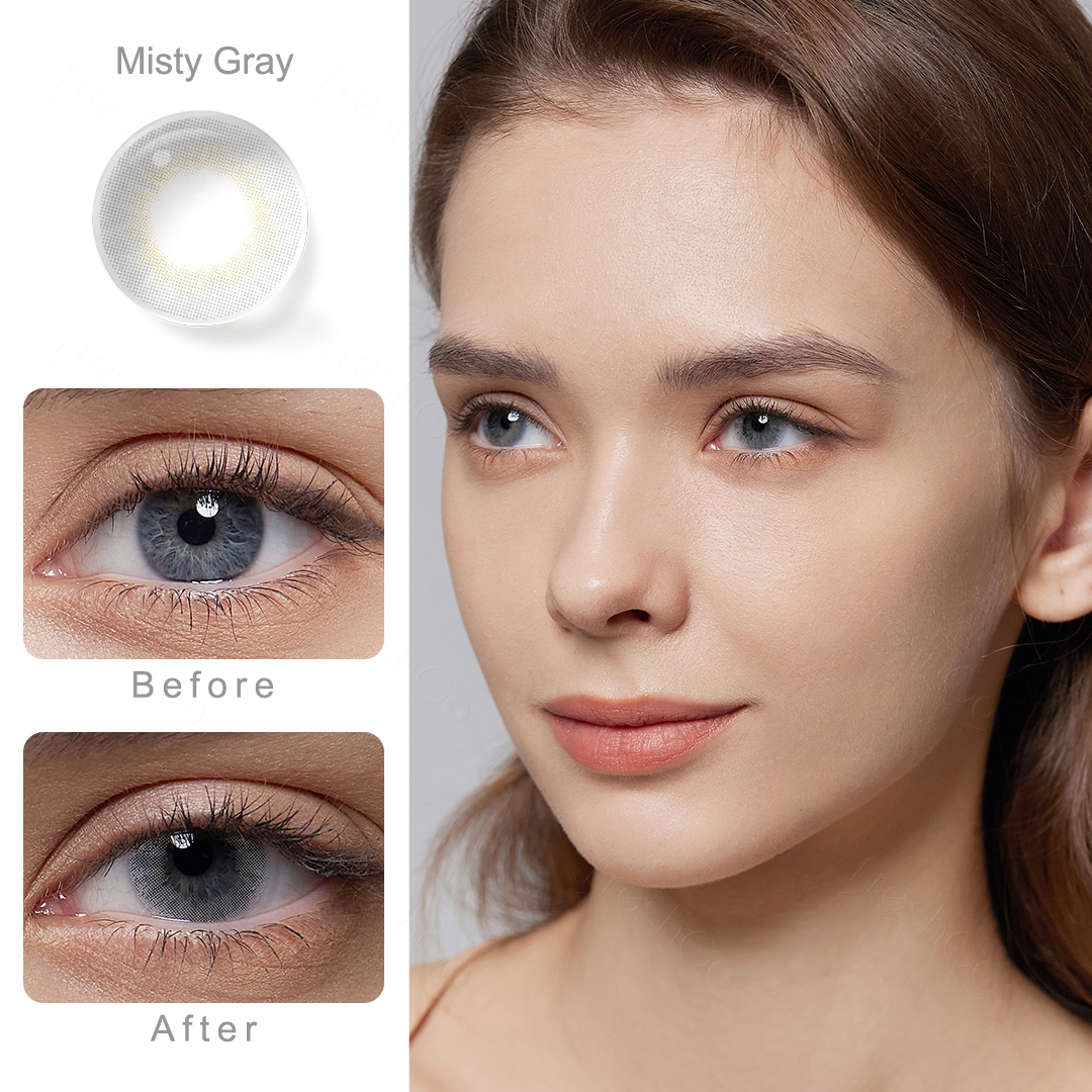 Free Design Freshgo Colored Eye Contacts Private Brand Lenses Conatct Yearly Natural Color Contact Lens Lentille De Couleur