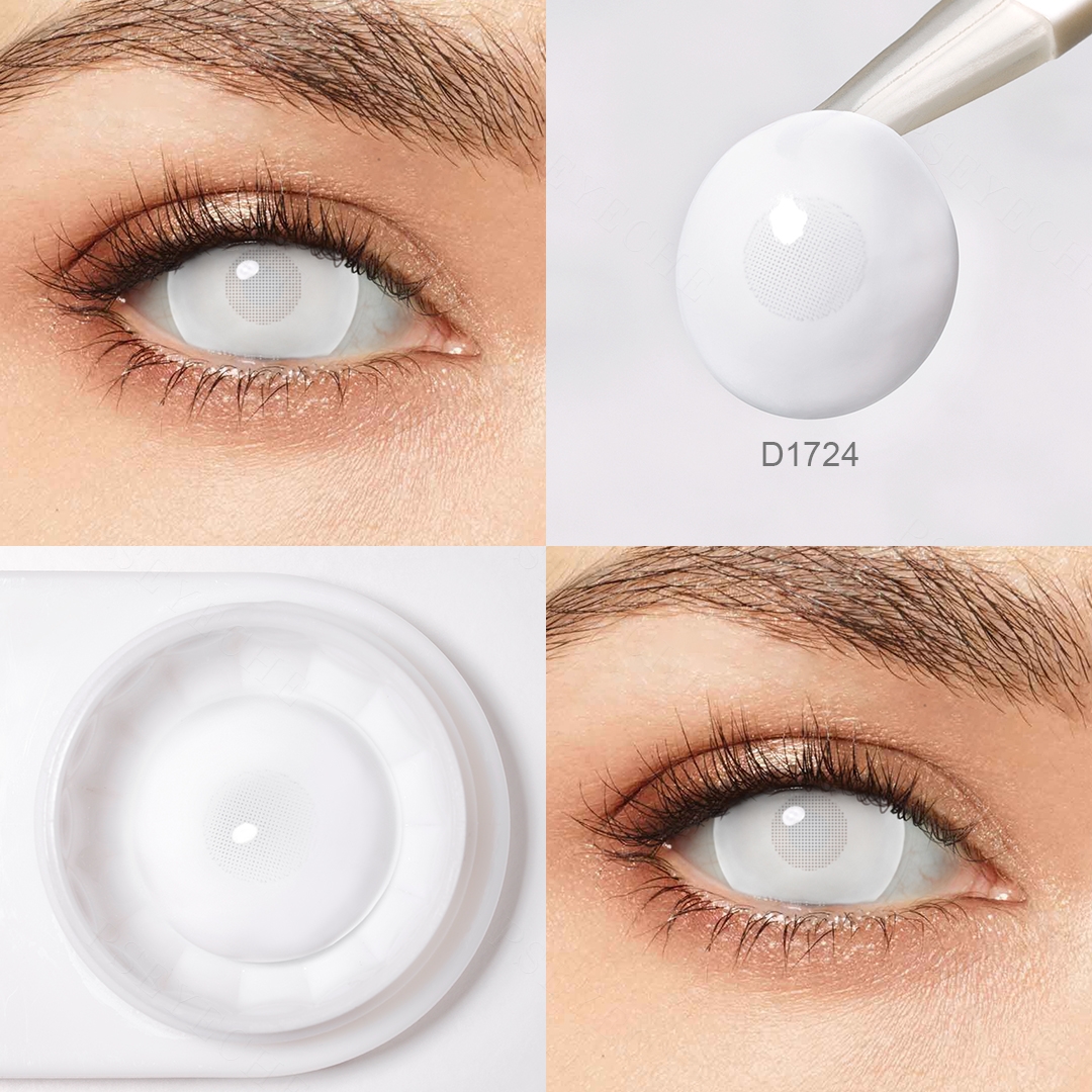 Free Sample Pseyeche Sclera Contact Lens 17mm  Halloween Contact Lenses Most Popular Halloween Sclera Contact Lenses Lentillas