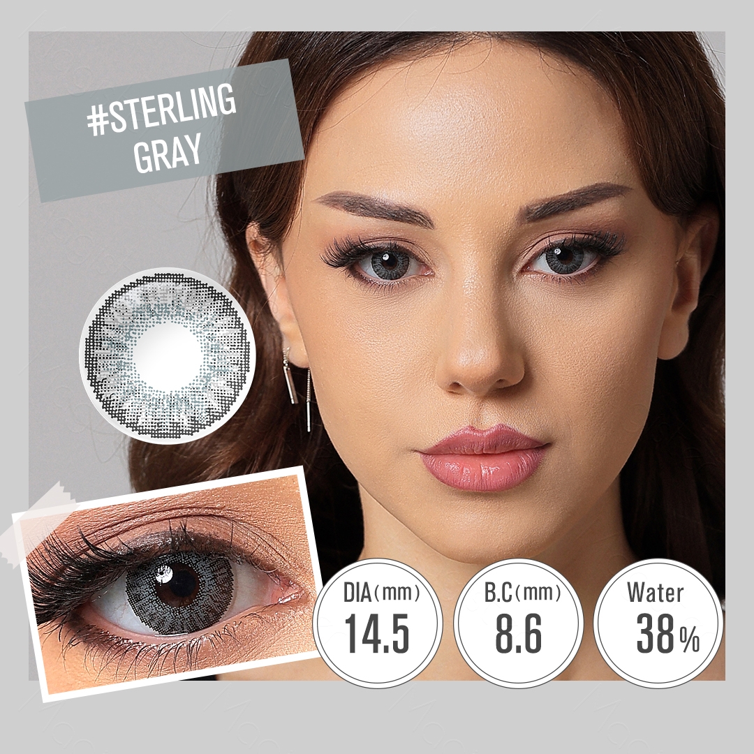 Free Shipping's Items Magister Star Colored Contact Lenses Eye Contact Lens Contact Lenses 12 Colors Black Circle Les Lentilles