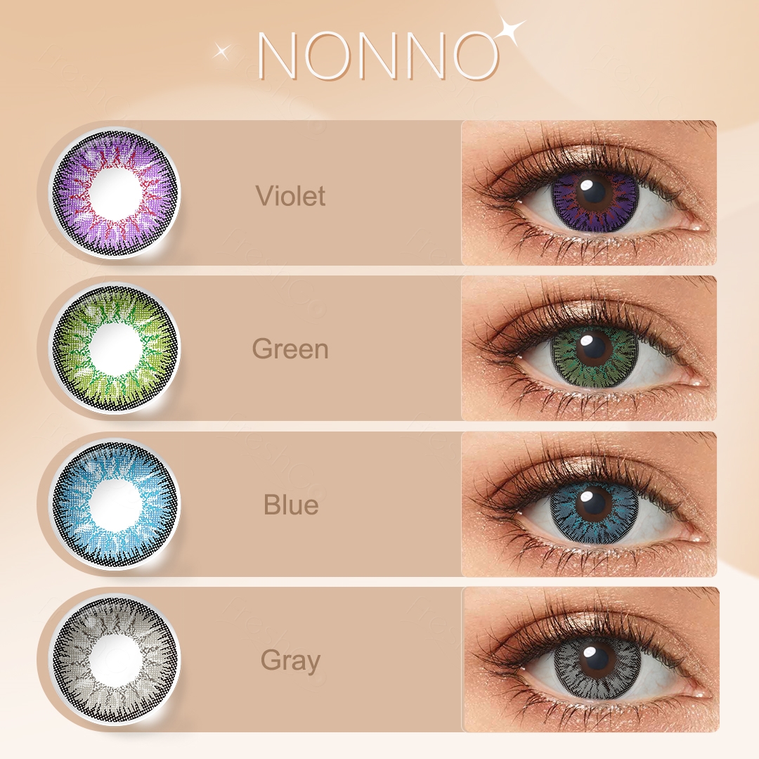 Free Shipping Freshgo Contact Lens Yearly Soft Lentes De Contacto Wholesale Color Eye Contacts Lentes De Contacto De Colores