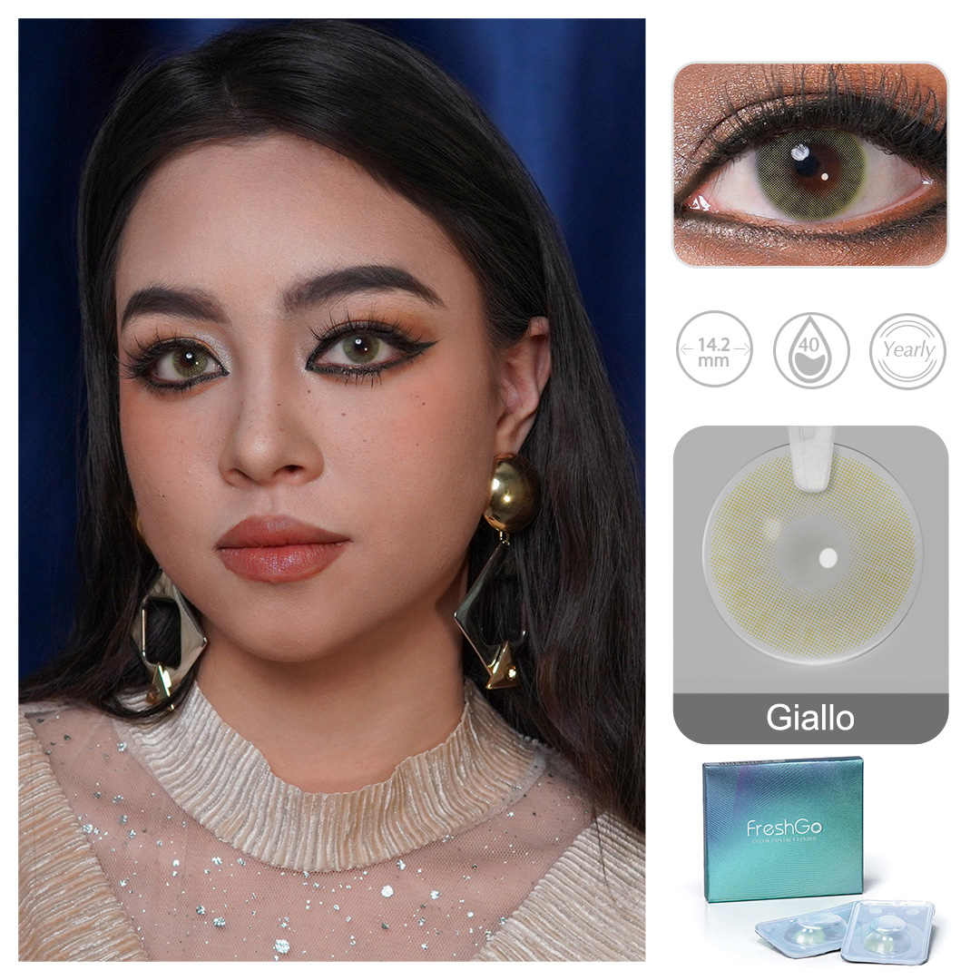 Free Samples Freshgo Wholesale Eye Lens Yearly Colored Contacts Natural Lenses Eye Contact Hidrocor II Lentes De Contacto