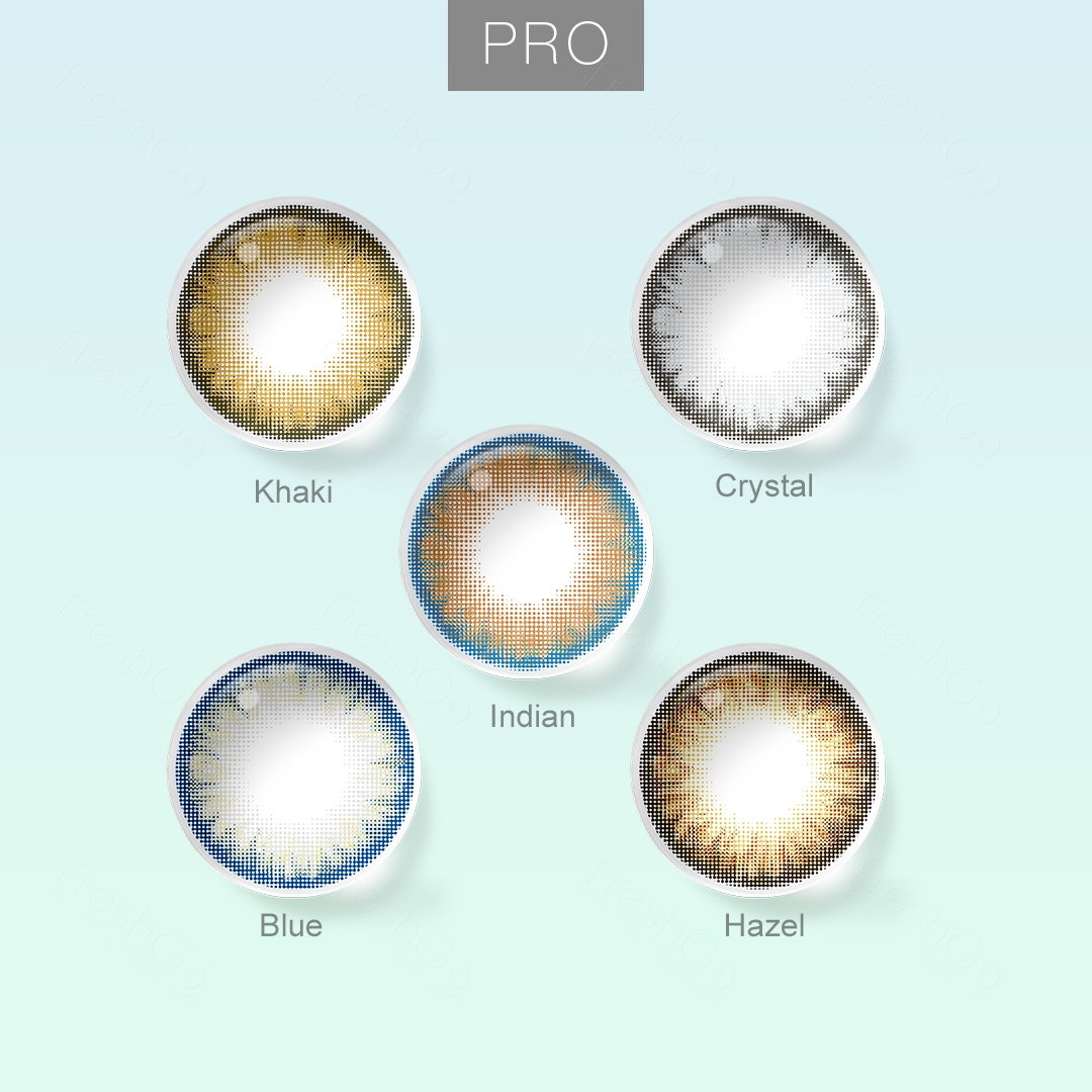 Free Samples Freshgo PRO Eye Lens Soft Lens Cosmetic Contacts Natural Colored Contact Lensesgekleurde Contactlenzen Wholesale