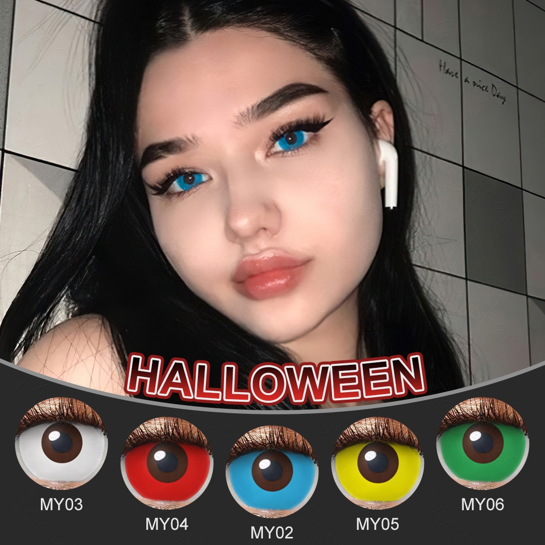 Magister Hot Crazy Colored Contact Lens Role-Playing Halloween Eye Lenses Free Shipping Yearly Sharingan Contact Lenses